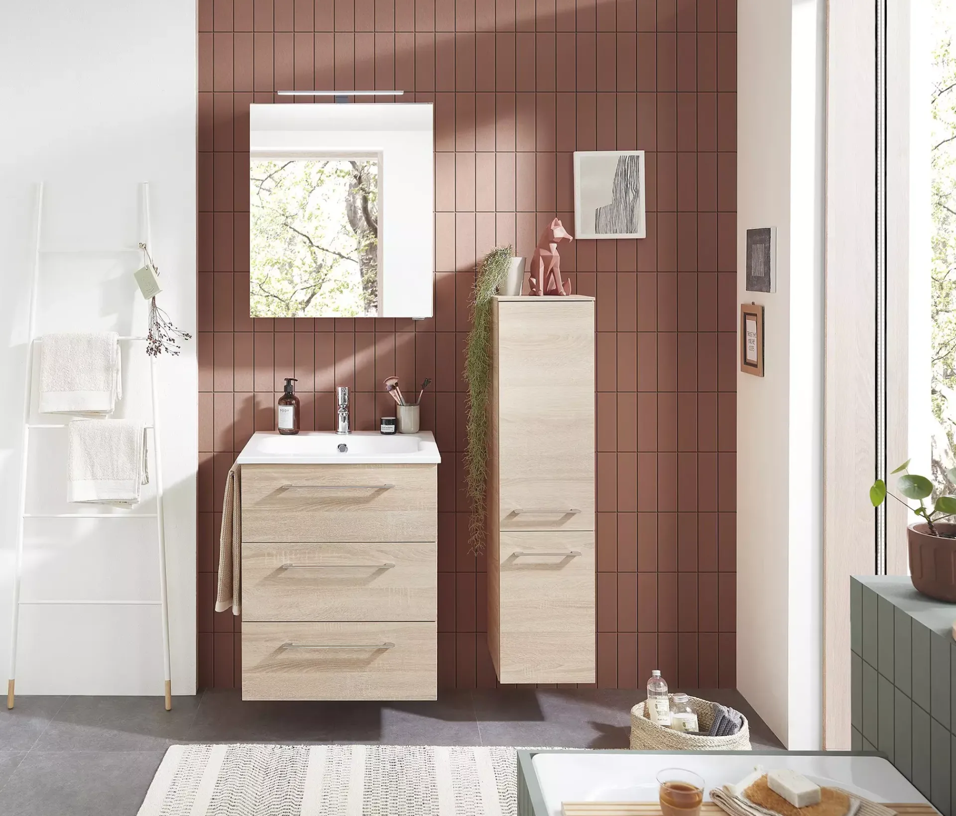 Badezimmer-Sets | Aquarell Badkombination