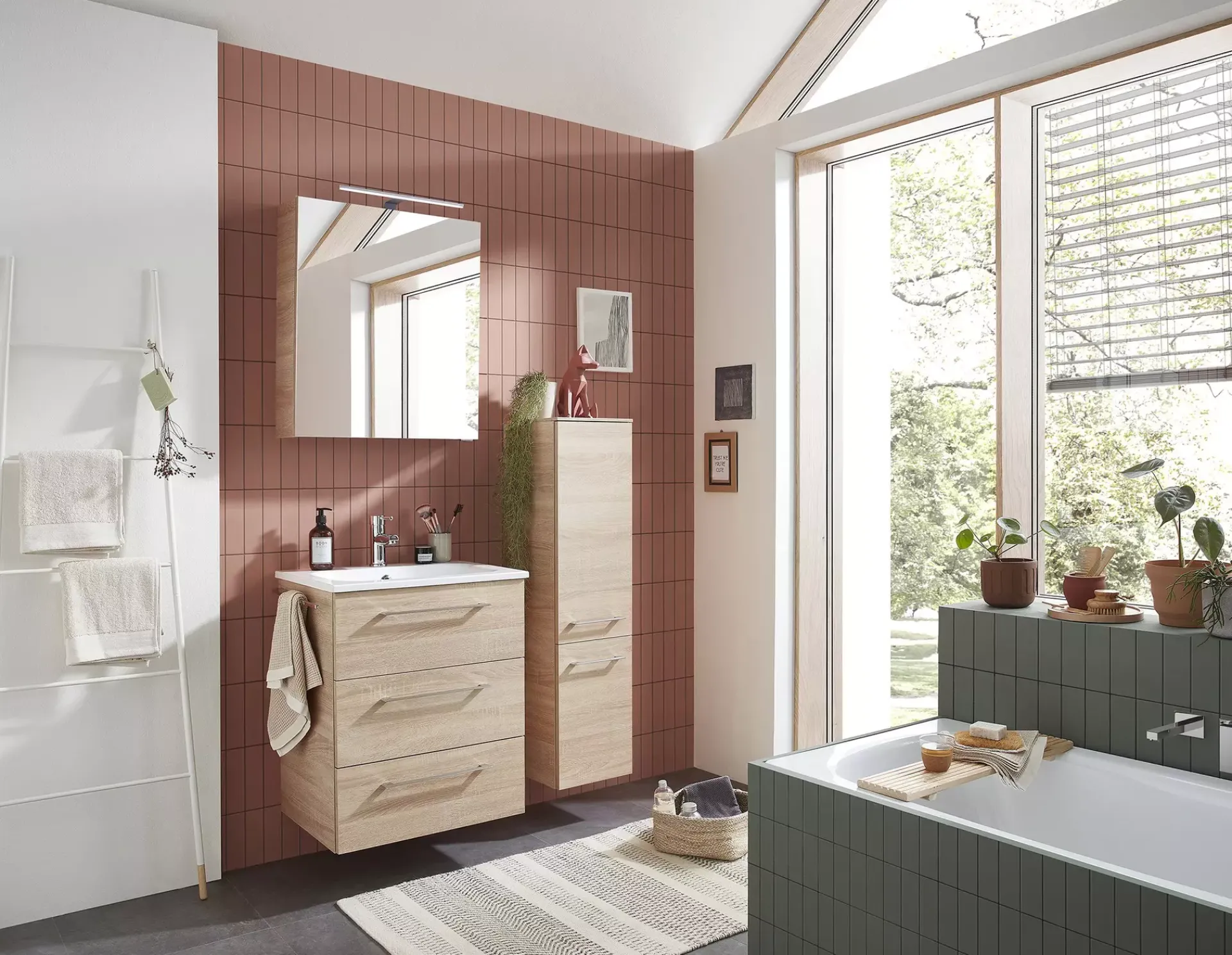 Badezimmer-Sets | Aquarell Badkombination