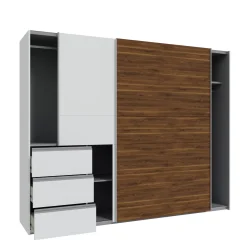 Schlafzimmerschränke | Forte Schwebetürenschrank