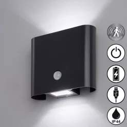 Akku- Und Solarleuchten | Außenwandleuchten | FHLighting Wand-Aussenleuchte